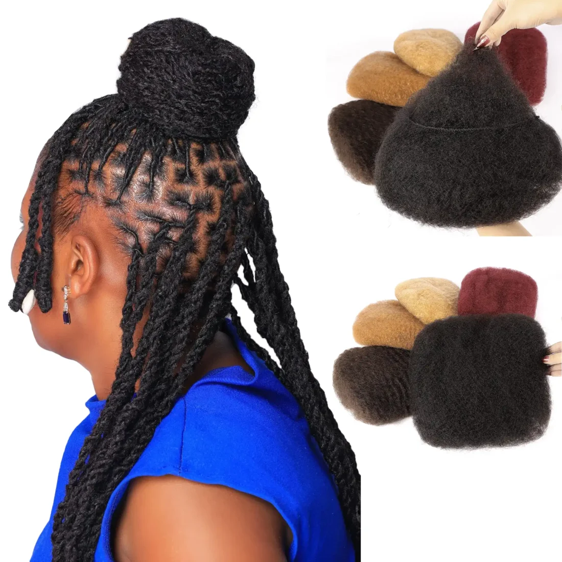 Afro Bulk Human Hair